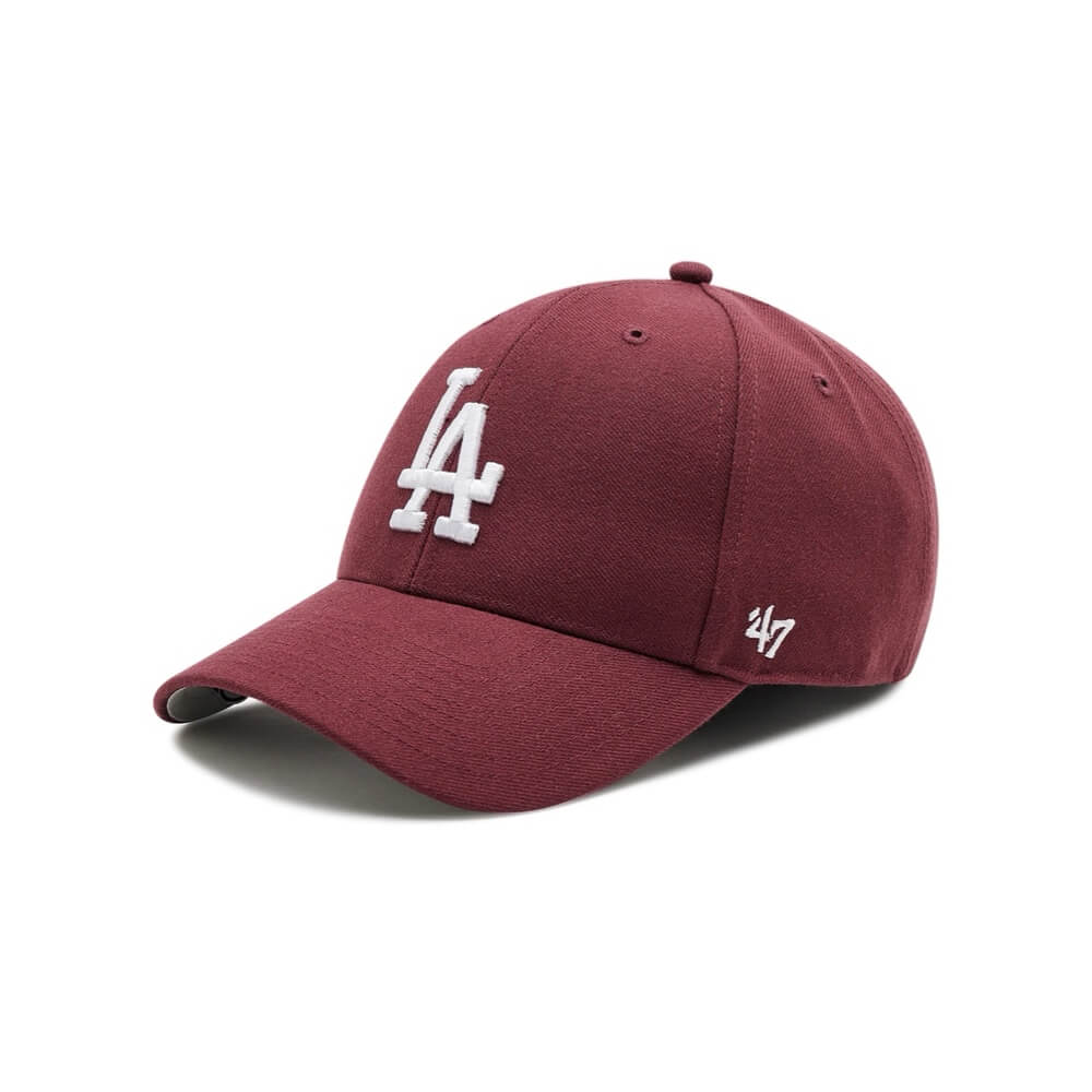 GORRA LOS ANGELES ROJA LOGO BLANCO