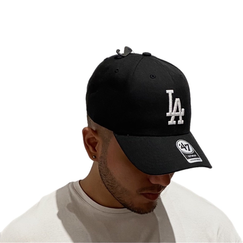 ´47 MLB LA DODGERS GORRA AJUSTABLE NEGRA