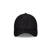 NEW ERA 9FORTY A FRAME MLB YANKEES LOGO NEGRO GORRA CAMIONERA AJUSTABLE NEGRA