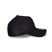 NEW ERA 9FORTY A FRAME MLB YANKEES LOGO NEGRO GORRA CAMIONERA AJUSTABLE NEGRA