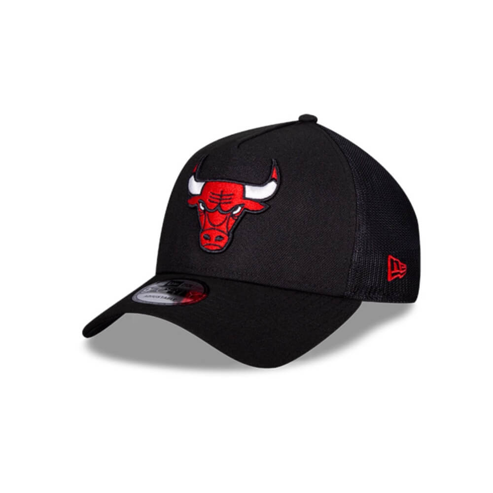NEW ERA 9FORTY A FRAME NBA CHICAGO BULLS GORRA CAMIONERA AJUSTABLE NEGRA