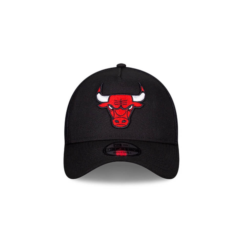 NEW ERA 9FORTY A FRAME NBA CHICAGO BULLS GORRA CAMIONERA AJUSTABLE NEGRA