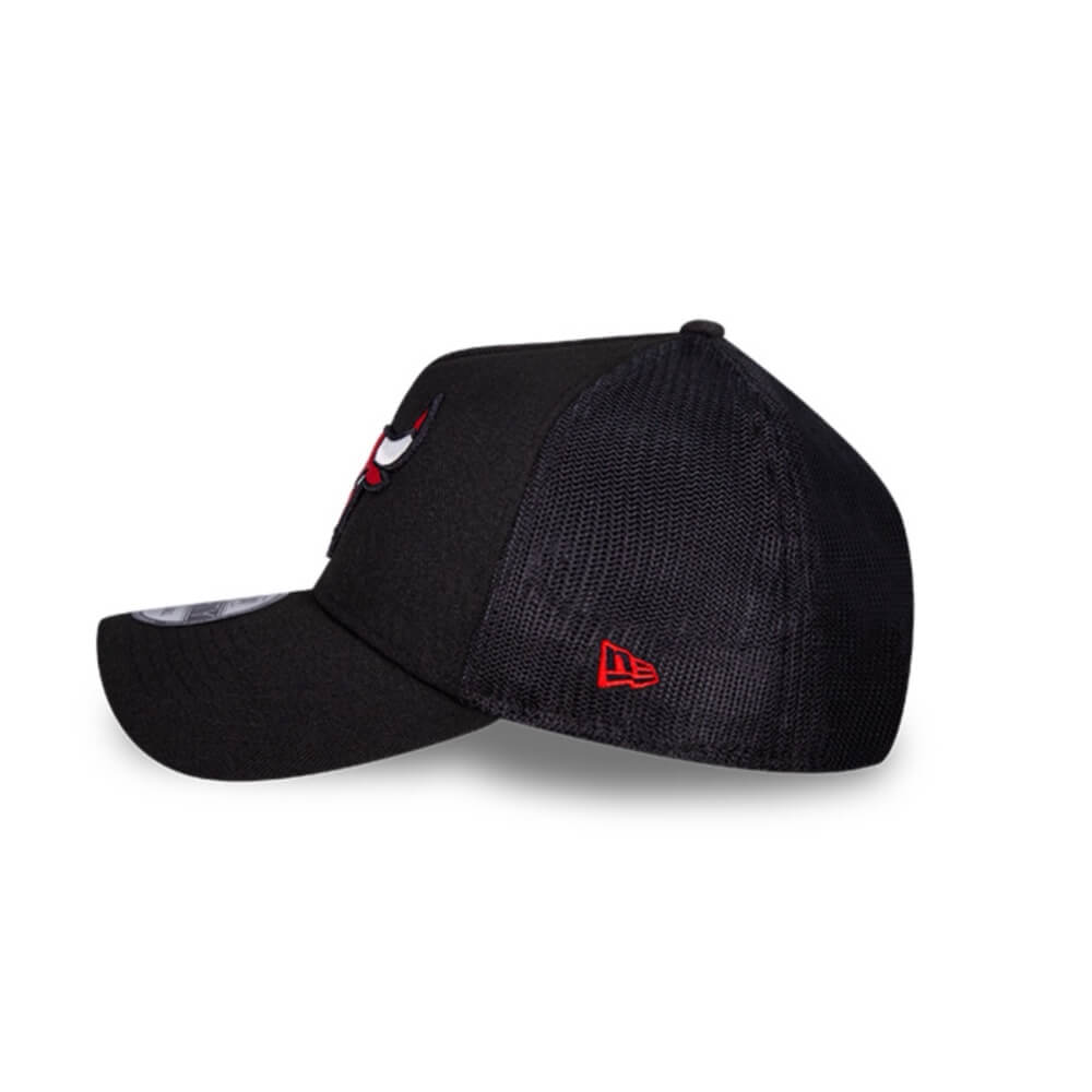 NEW ERA 9FORTY A FRAME NBA CHICAGO BULLS GORRA CAMIONERA AJUSTABLE NEGRA