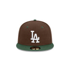 NEW ERA 59FIFTY MLB LA DODGERS BEEF N BROCOLI GORRA CERRADA CAFE / VERDE