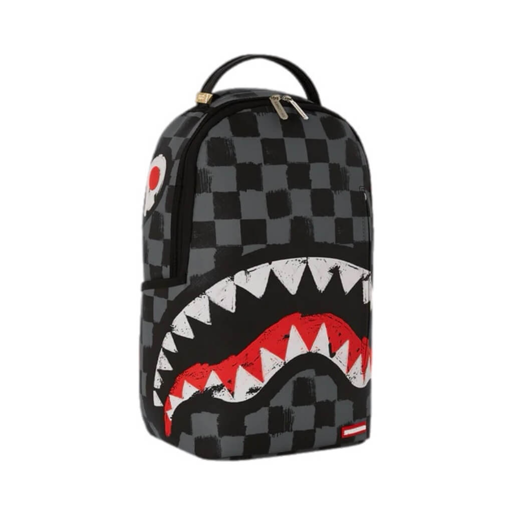 MORRAL SPRAYGROUND SHARKS IN PARIS PAINT GREY Libur