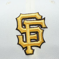 NEW ERA 59FIFTY MLB SAN FRANCISCO GIANTS CLOSED CAP WHITE / BROWN 