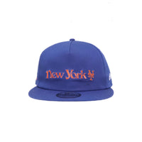 NEW ERA MLB NEW YORK METS BIG APPLE ADJUSTABLE GOLFER CAP BLUE