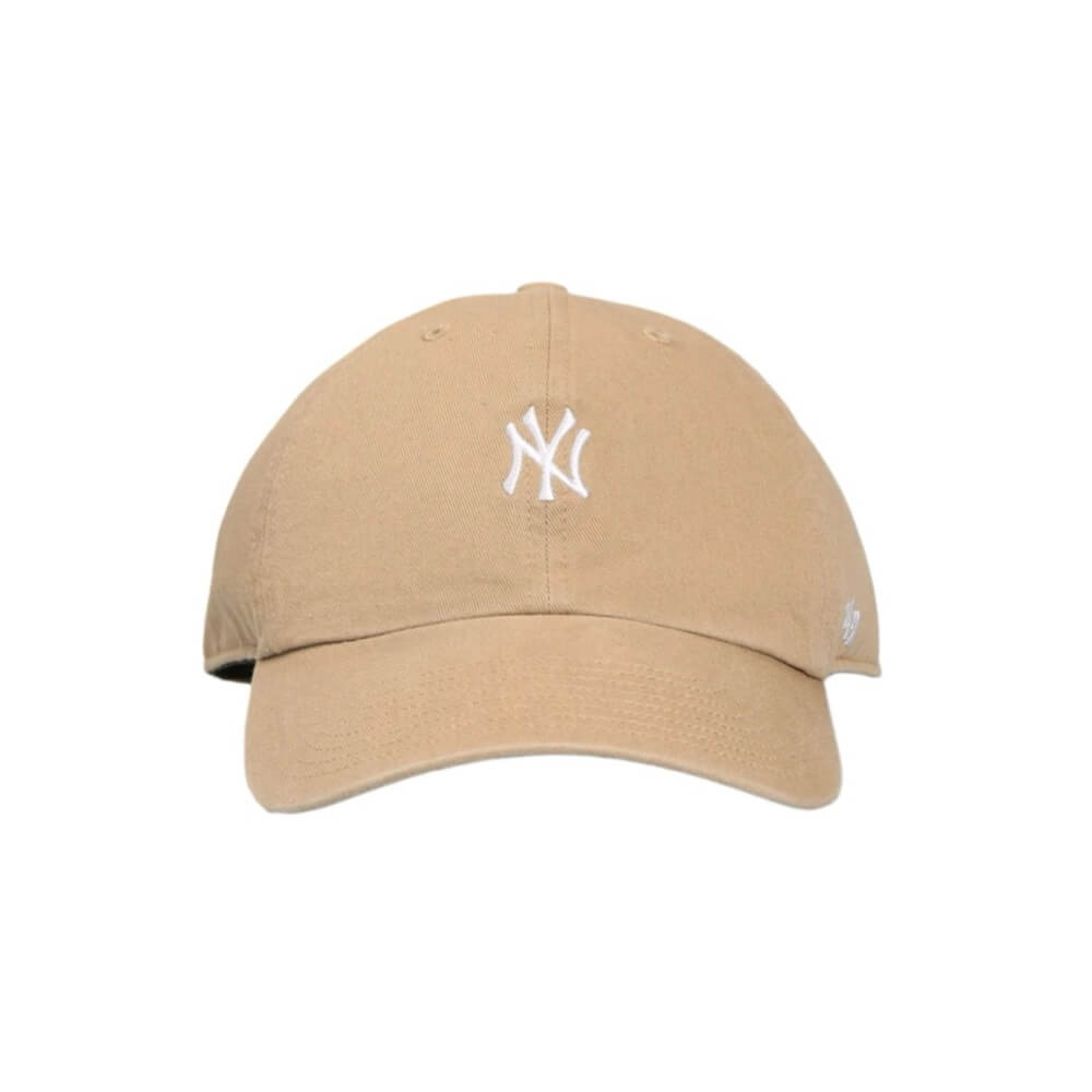 ´47 CLEAN UP MLB NY YANKEES MINI DAD HAT GORRA AJUSTABLE BEIGE OSCURO