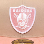 NEW ERA 59FIFTY NFL RAIDERS SUNDAE GORRA CERRADA BEIGE / ROSA