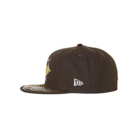 NEW ERA 59FIFTY MLB SAN DIEGO PADRES FLARE CLOSED CAP BROWN 