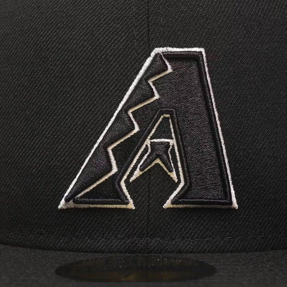 NEW ERA 59FIFTY MLB ARIZONA DIAMONDBACKS BLACK CLOSED CAP 