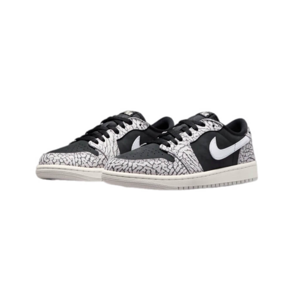 TENIS JORDAN 1 LOW NEGROS BLACK CEMENT