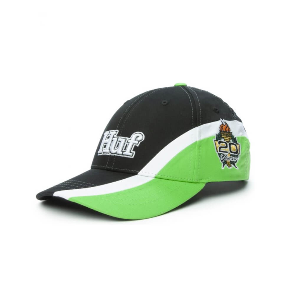 HUF DAYTONA ADJUSTABLE CAP BLACK / GREEN 