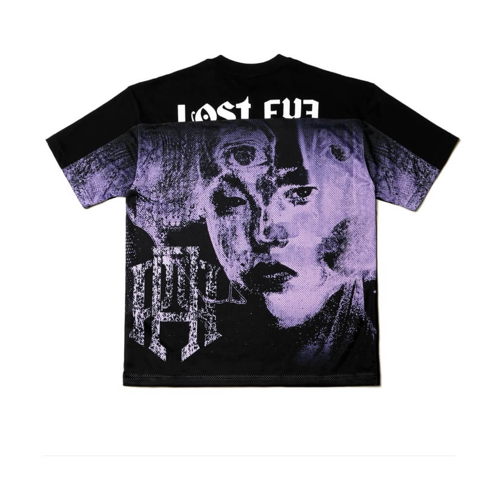 AP CROWN LOST EYE CAMISETA ILUSION NEGRA Y MORADO