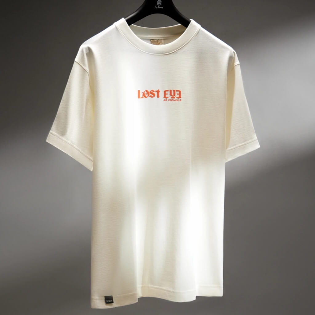 AP CROWN LOST EYE CAMISETA QUESTION ORANGE BEIGE