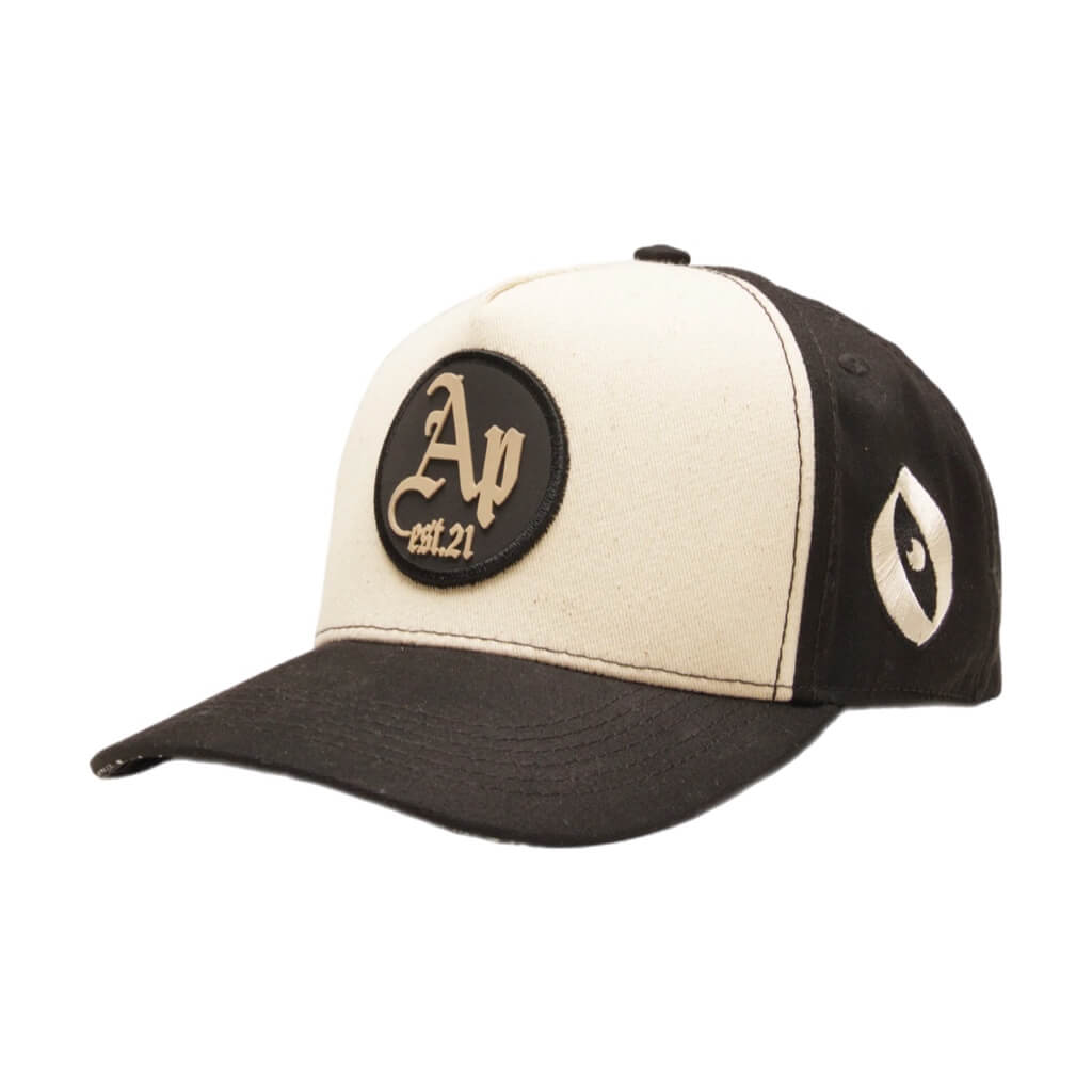 AP CROWN LOST EYE GORRA AJUSTABLE AUGE NEGRA Y BEIGE