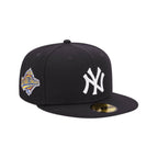 NEW ERA 59FIFTY MLB NY YANKEES WORLD SERIES LOGO BLANCO GORRA CERRADA AZUL NAVY