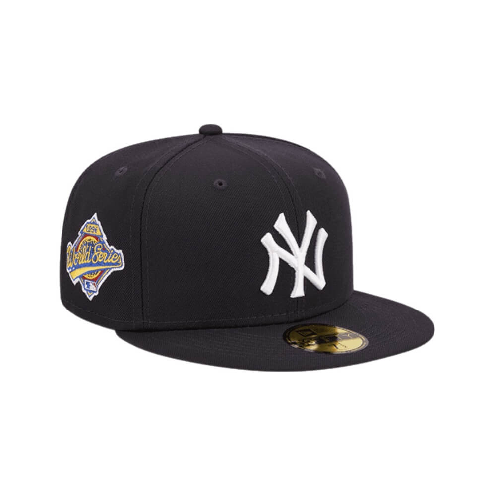 NEW ERA 59FIFTY MLB NY YANKEES WORLD SERIES LOGO BLANCO GORRA CERRADA AZUL NAVY