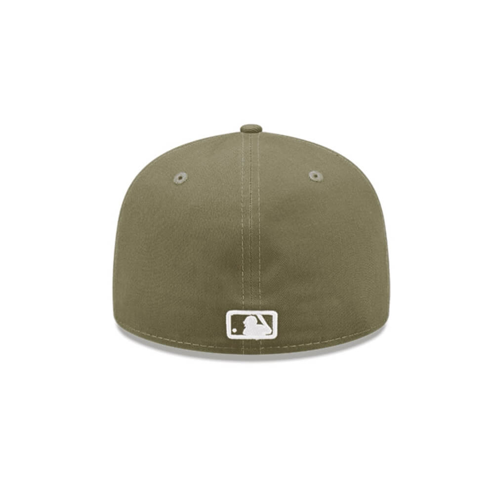 NEW ERA 59FIFTY MLB BASICA LA DODGERS LOGO VERDE GORRA CERRADA VERDE
