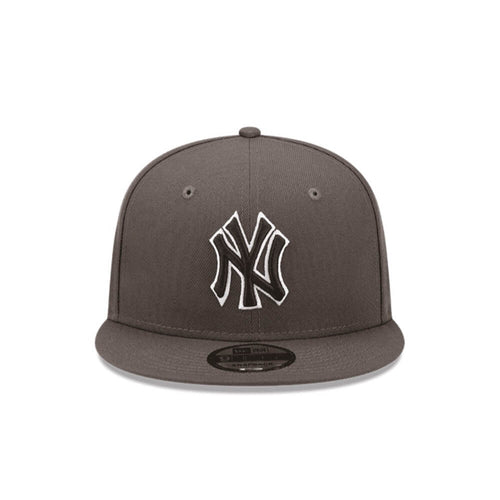 Gorra ajustable 59FIFTY New Era MLB, negro con blanco