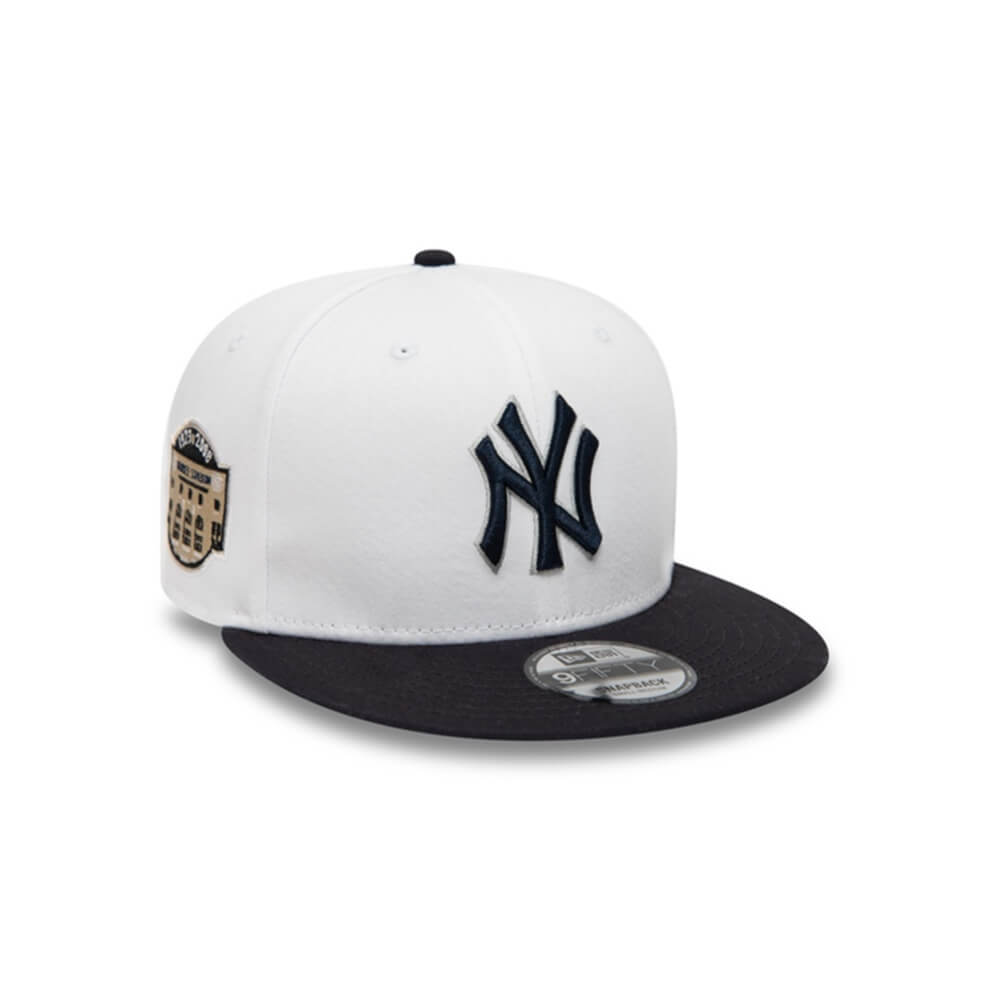 New Era Gorra ajustable 9FIFTY de los Yankees de los New York Yankees -  OSFM, Logotipo blanco corona negra : Deportes y Actividades al Aire Libre 