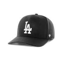 ´47 MVP DP MLB LA DODGERS GORRA AJUSTABLE NEGRA LOGO BLANCO