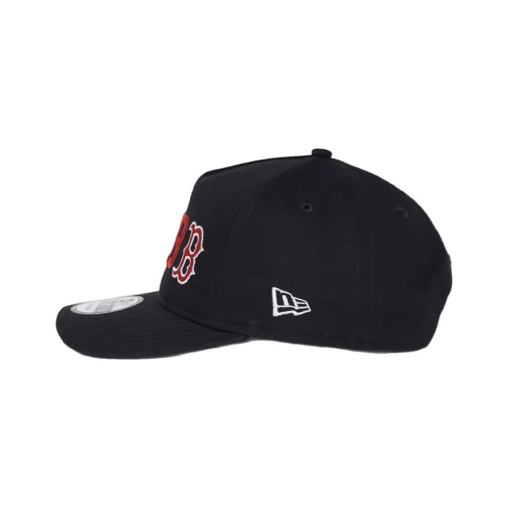 NEW ERA MLB BOSTON RED SOX LOGO HISTORY BLACK ADJUSTABLE CAP 