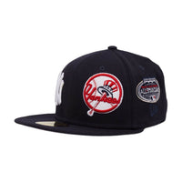 NEW ERA 59FIFTY MLB NY YANKEES PATCH PRIDE BLACK CLOSED CAP 