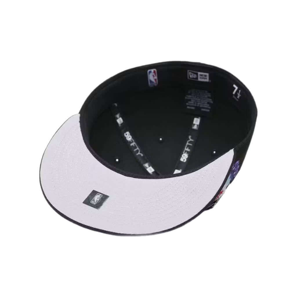 NEW ERA 59FIFTY NBA CLUSTER BULLS BLACK CLOSED CAP 