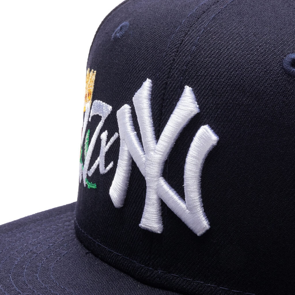 NEW ERA 59FIFTY MLB NY YANKEES CROWN CHAMPS NAVY BLUE CLOSED CAP