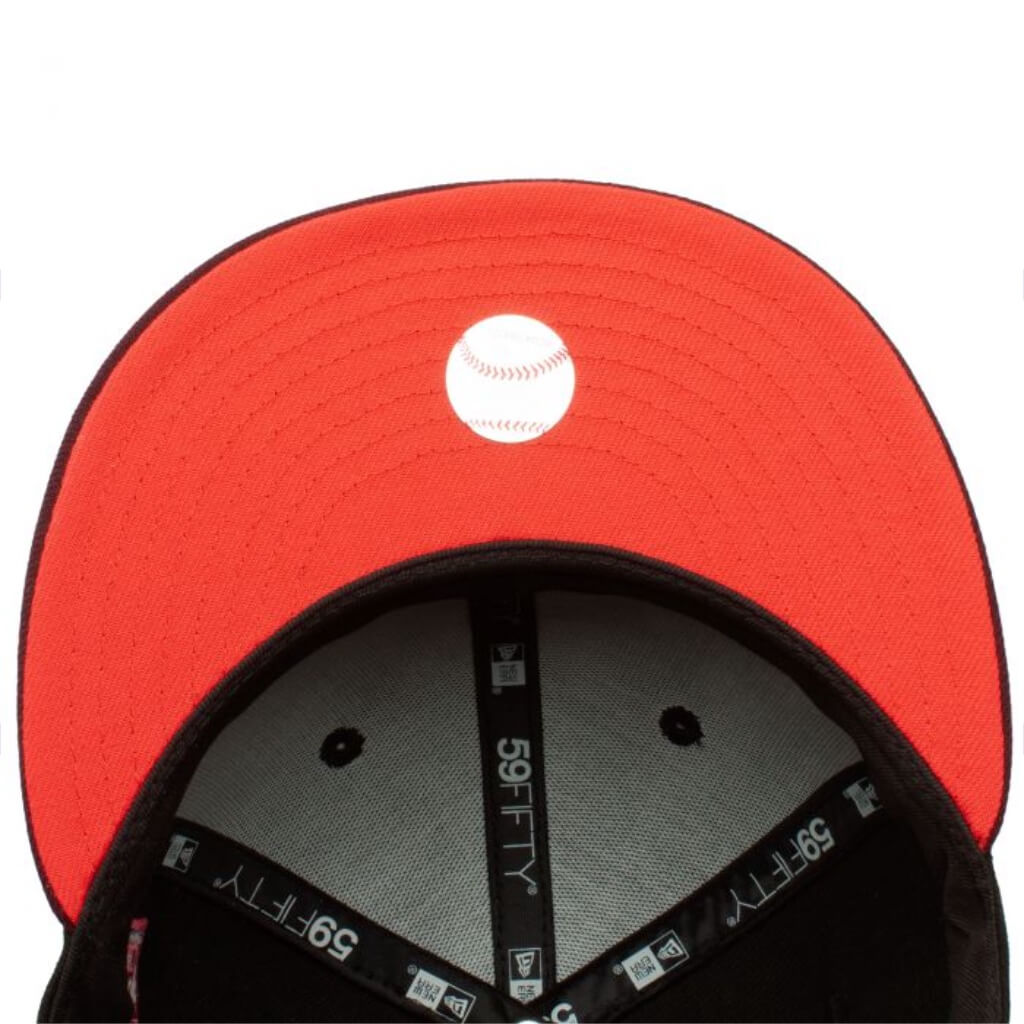 NEW ERA 59FIFTY NBA LA LAKERS 75TH GORRA CERRADA NEGRA / ROJO