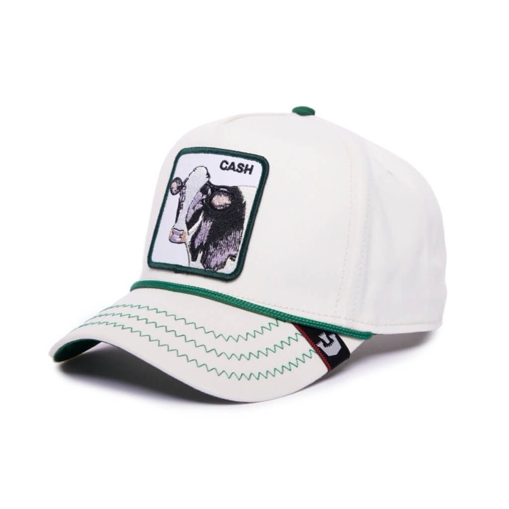 GOORIN BROS LA VACA GORRA CAMIONERA CASH AJUSTABLE BLANCA