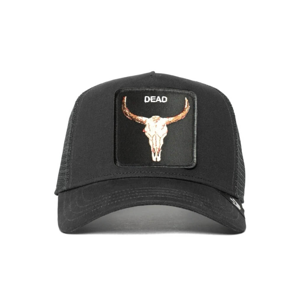 GOORIN BROS LA CALAVERA GORRA CAMIONERA DEAD AJUSTABLE NEGRA