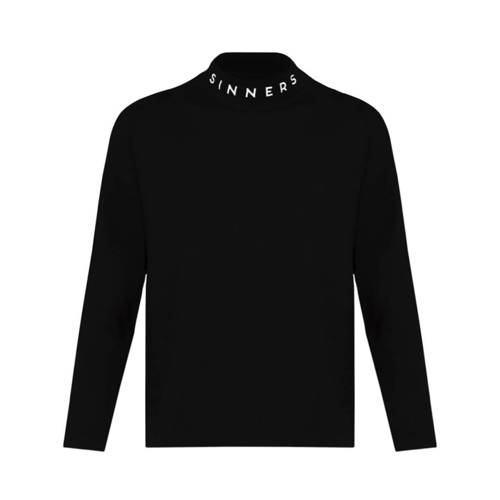 SINNERS LES MACONS LONG SLEEVE CAMISETA BASICA MANGA LARGA NEGRA