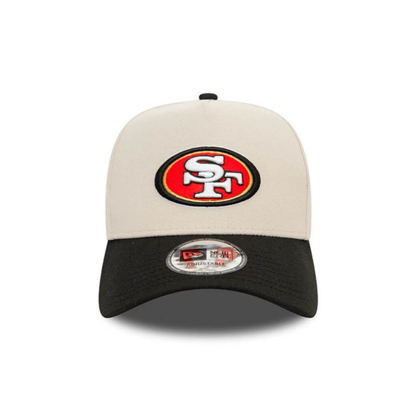 NEW ERA 9FORTY A FRAME MLB SAN FRANCISCO GORRA AJUSTABLE BEIGE Y NEGRO