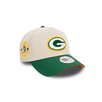 NEW ERA 9FORTY A FRAME MLB GREEN BAY PACKERS GORRA AJUSTABLE BEIGE Y VERDE