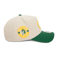 NEW ERA 9FORTY A FRAME MLB GREEN BAY PACKERS GORRA AJUSTABLE BEIGE Y VERDE