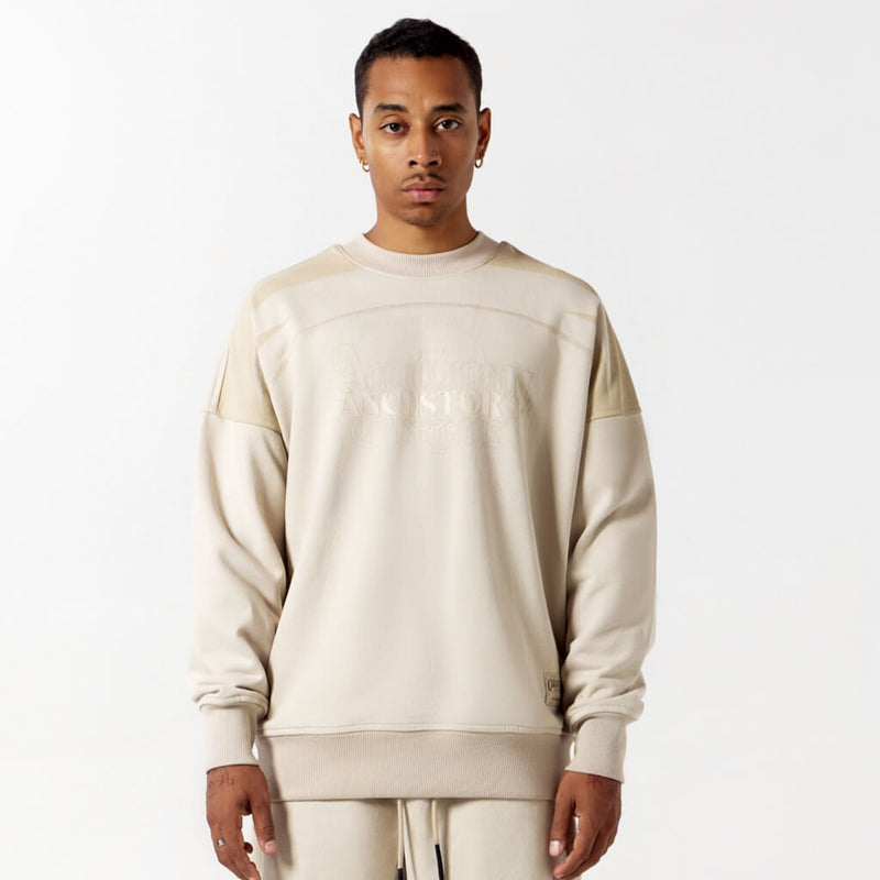 AP CROWN ORIGENES PARENT CREWNECK BEIGE