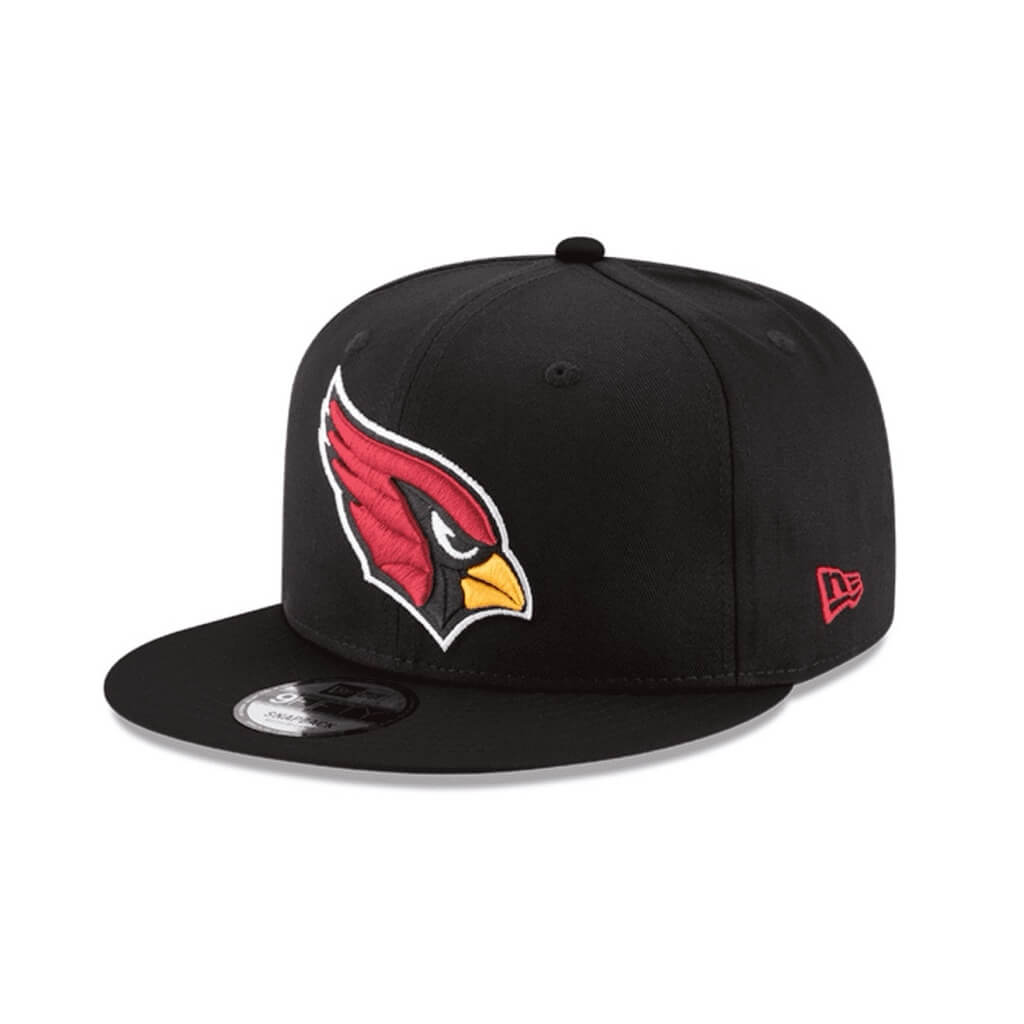 NEW ERA 9FIFTY MLB BASICA ARIZONA CARDINALS GORRA AJUSTABLE NEGRA LOGO ROJO