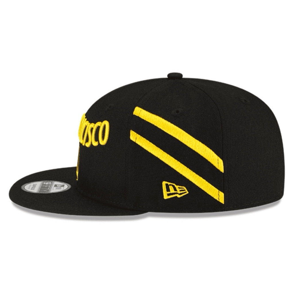 NEW ERA 9FIFTY MLB BASICA SAN FRANCISCO GIANTS GORRA AUTHENTICS AJUSTABLE NEGRA LOGO AMARILLO