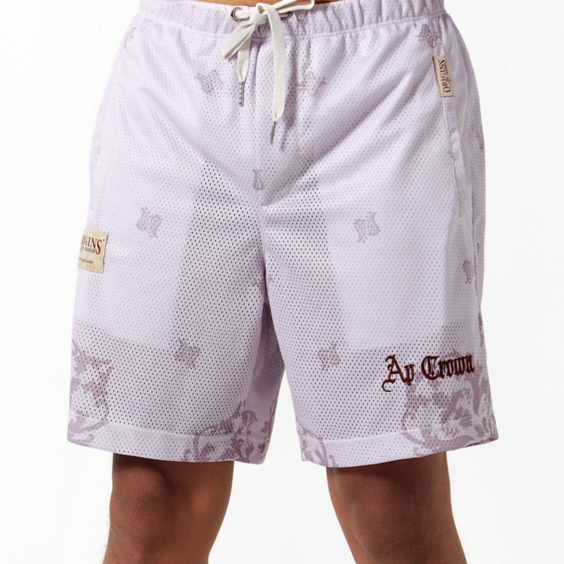 AP CROWN ORIGENES SOURCE SILK SHORTS MORADOS