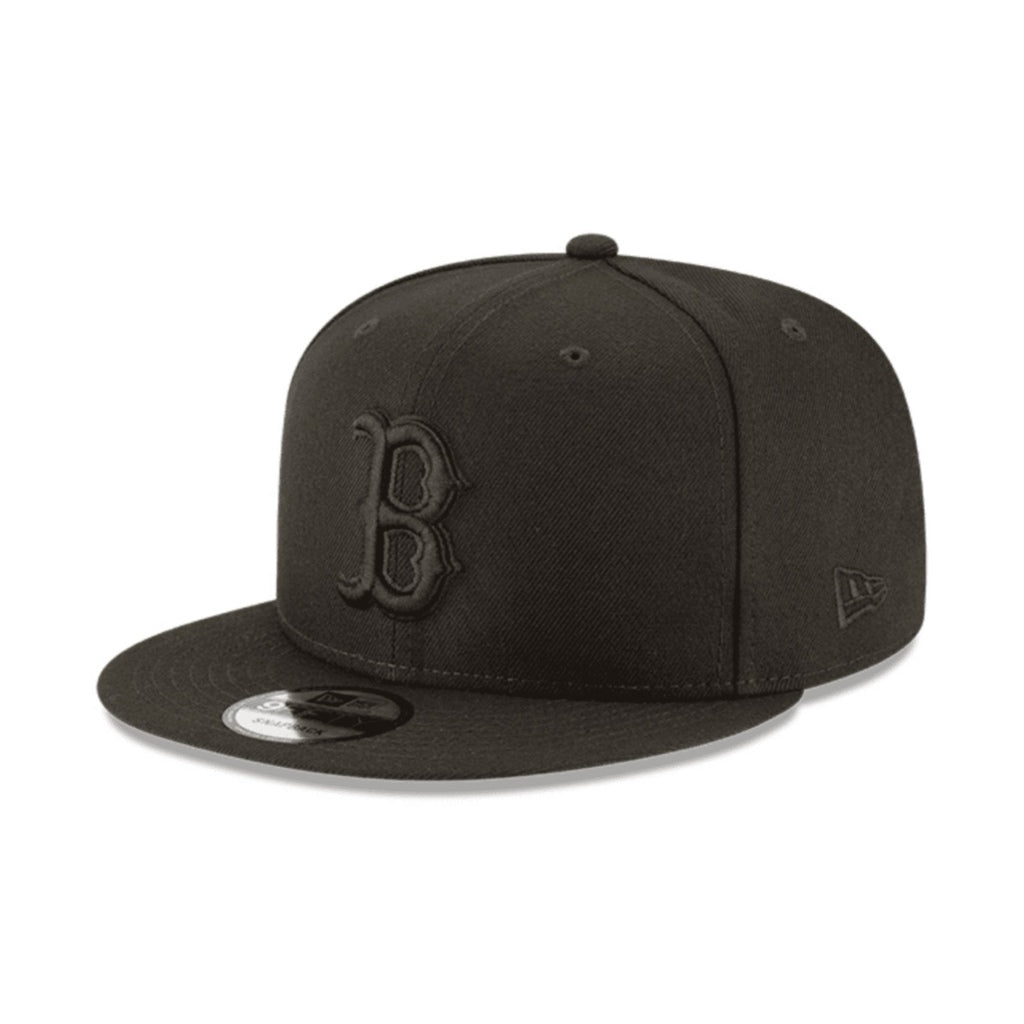 NEW ERA 9FIFTY MLB BASICA BOSTON RED SOX GORRA AJUSTABLE NEGRA LOGO NEGRO