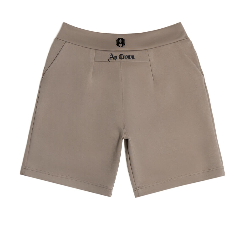AP CROWN ORIGENES TRIBE SHORTS GRIS