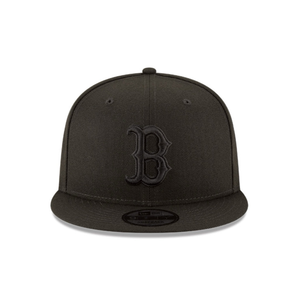 NEW ERA 9FIFTY MLB BASICA BOSTON RED SOX GORRA AJUSTABLE NEGRA LOGO NEGRO