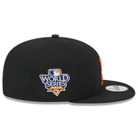 NEW ERA 9FIFTY MLB BASICA SAN FRANCISCO GIANTS GORRA SPRING AJUSTABLE NEGRA LOGO NARANJADO