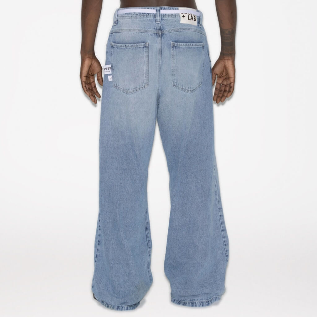 DO OVER LAB PACIFIQ COATED JEANS