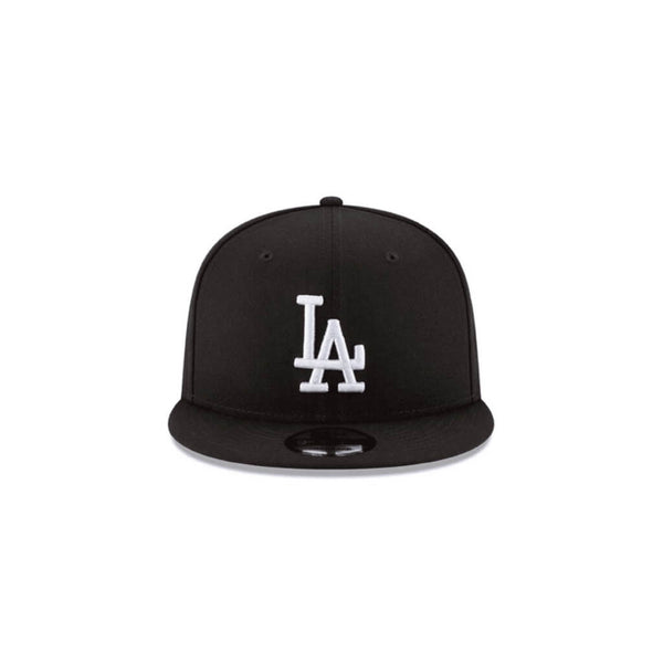 NEW ERA 9FIFTY MLB BASICA THE DODGERS BLACK ADJUSTABLE CAP
