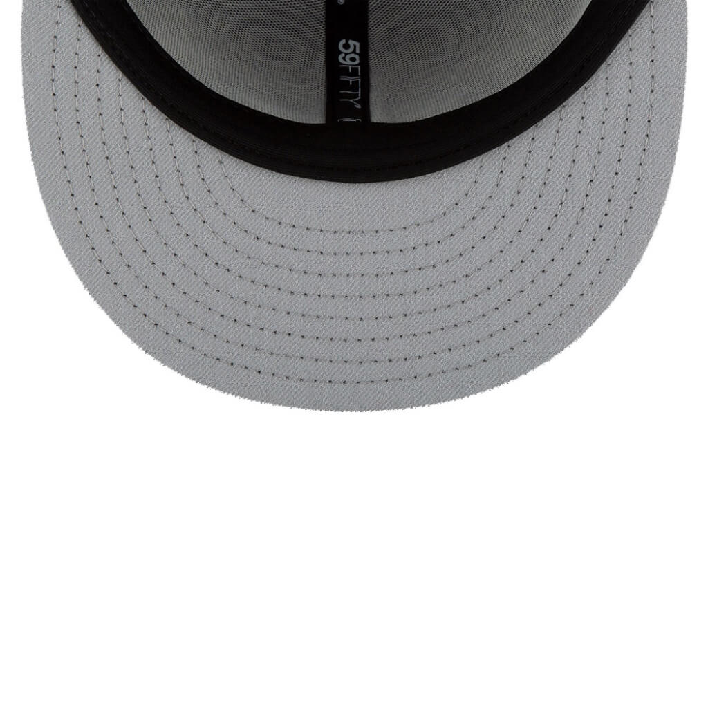 NEW ERA 59FIFTY MLB BASICA LA DODGERS LOGO NEGRO GORRA CERRADA NEGRA