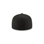 NEW ERA 59FIFTY MLB BASICA LA DODGERS LOGO NEGRO GORRA CERRADA NEGRA