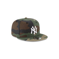 NEW ERA 9FIFTY MLB NY YANKEES CAMOUFLAGE GREEN ADJUSTABLE CAP